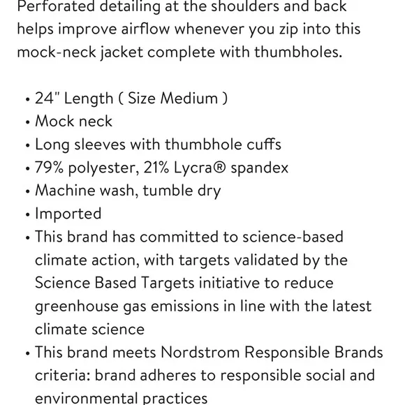 Zella Performance Jacket in Grey Stone Size L Large - Picture 10 of 10